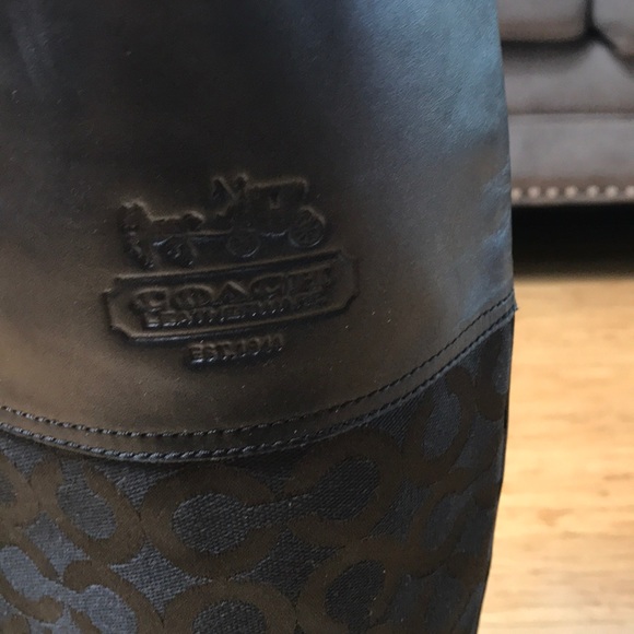 EUC Black Coach Signature Boots! - Picture 3 of 7